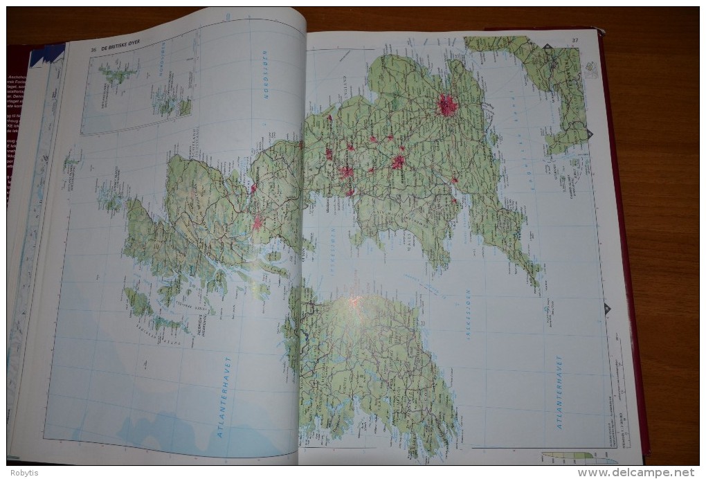 Norge Norway book  ATLAS  MAPS FLAGS