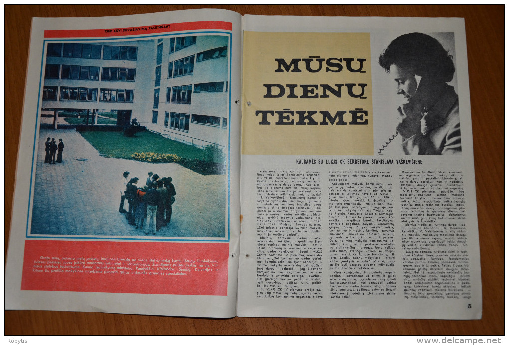 Litauen Lithuania Magazine Student 1980 Nr.10 - Revues & Journaux
