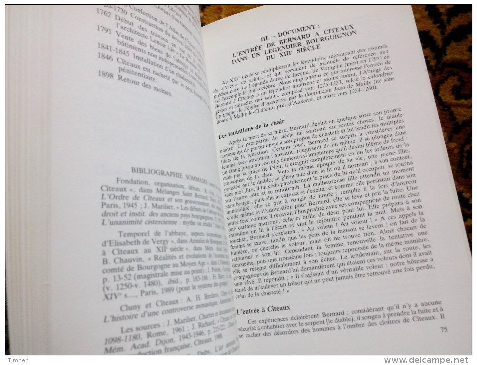 SAINT BERNARD EN BOURGOGNE LIEUX ET MEMOIRE Par Jacques BERLIOZ 1990 LES EDITIONS DU BIEN PUBLIC - Bourgogne