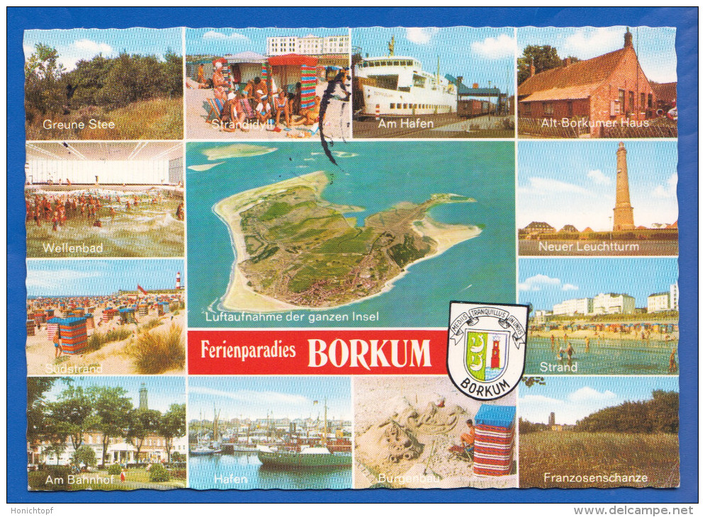 Deutschland; Borkum; Multibildkarte - Borkum