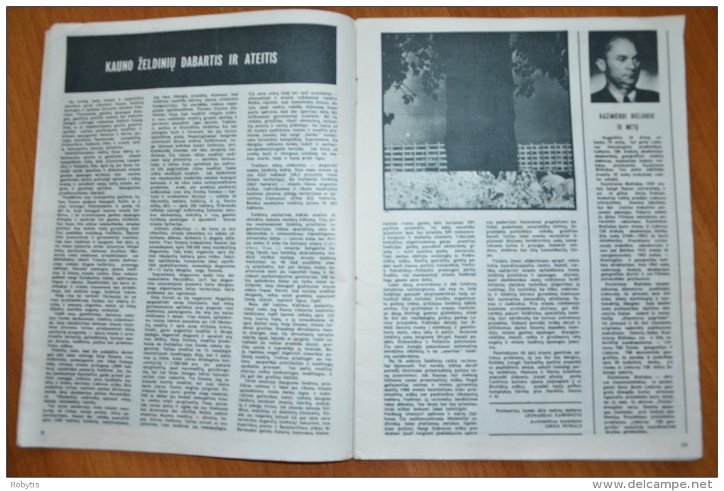 Litauen Lithuania Magazine Our Nature 1971 Nr.8 Mushrooms Animals - Revues & Journaux
