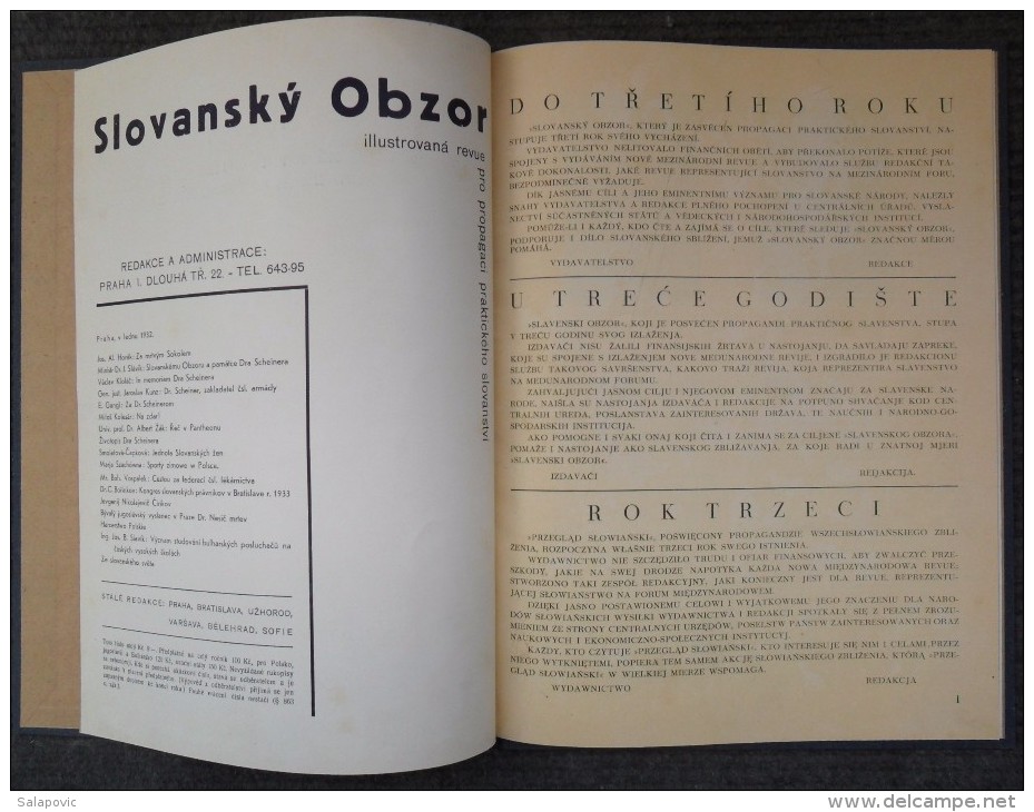 SOKOL SLOVANSKY OBZOR ILLUSTROVANA REVUE 1932, SOKOLSKY VESTNIK  List &#269;eské Obce Sokolské 1940 - Langues Slaves