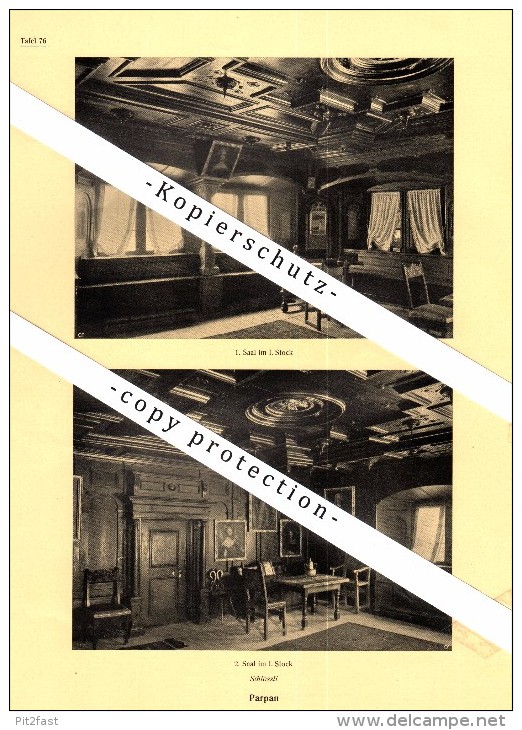 Photographien / Ansichten , 1925 , Parpan , Lenz , Obervaz , Churwalden , Prospekt , Architektur , Fotos !!! - Churwalden