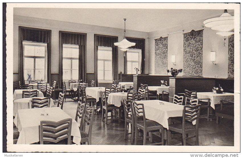 Germany PPC Hotel - Rastaurant Gruberbräu EGGENFELDEN 1955 Echte Real Photo Véritable (2 Scans) - Eggenfelden