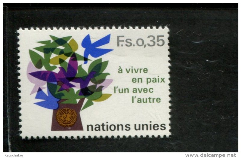 UNO GENEVE -  POSTFRIS MINT NEVER HINGED POSTFRISCH EINWANDFREI YVERT 72 - Andere & Zonder Classificatie