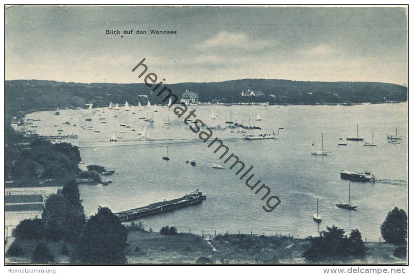 Berlin-Wannsee - Blick Auf Den Wannsee - Verlag S. Stojanovics Berlin 1914 - Wannsee