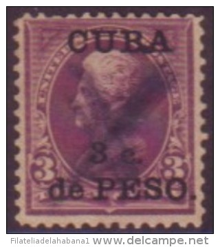 1899-18 CUBA 1899 US OCCUPATION. 3c. ERROR PUNTO ENTRE LA B Y LA A - Ungebraucht