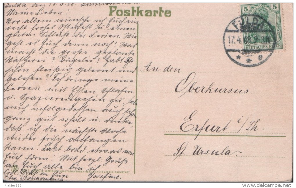 Fulda - Frauenberg U. Kapelle - Jahr 1908 - Fulda