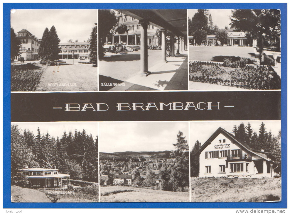 Deutschland; Bad Brambach; Radiumbad; Multibildkarte - Bad Brambach