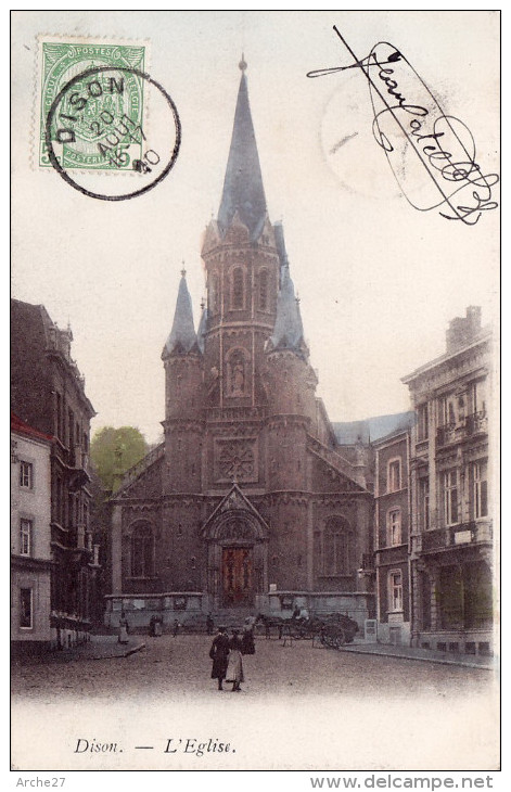 CPA - DISON - L'église - Dison