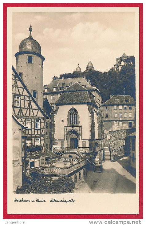 Foto-AK ´Wertheim' (Main-Tauber-Kreis) ~ 1955 - Wertheim