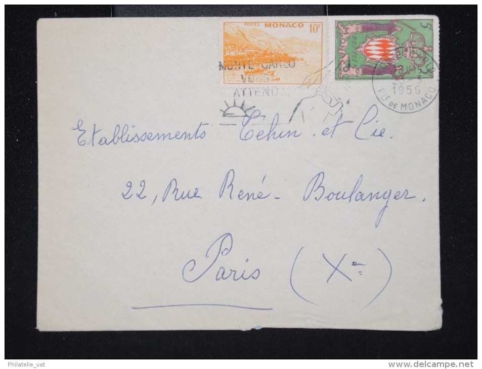 MONACO - Lot de 6 enveloppes période 1947/59 - A voir - Lot P12425