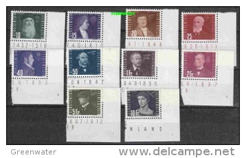 Liechtenstein 1948 Airmail / Flugpioniere 10v (corners) ** Mnh (26072) - Poste Aérienne