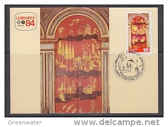 Brazil 1984 Lubrapex 1v 1 Maximum Card (26112I) - Cartoline Maximum