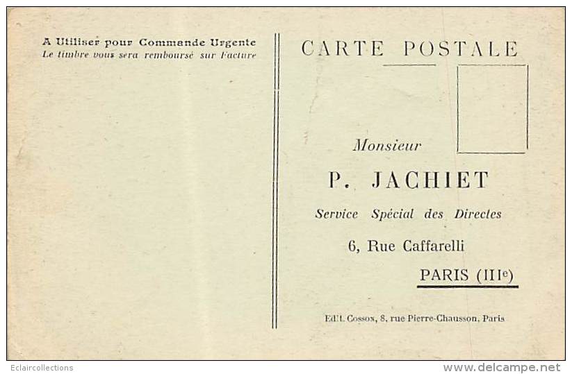 Paris     75003   Atelier De Fabrication De Corsets.  Maison Jachiet. Scie  électrique Circulaire Pour Le Découpage - Paris (03)