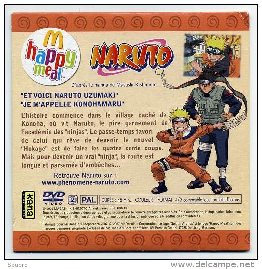 DVD Collector Pub Mc Donald's Para-BD Série Manga Naruto - Episodes 1 Et 2 - Voir 3 Scans - Disques & CD