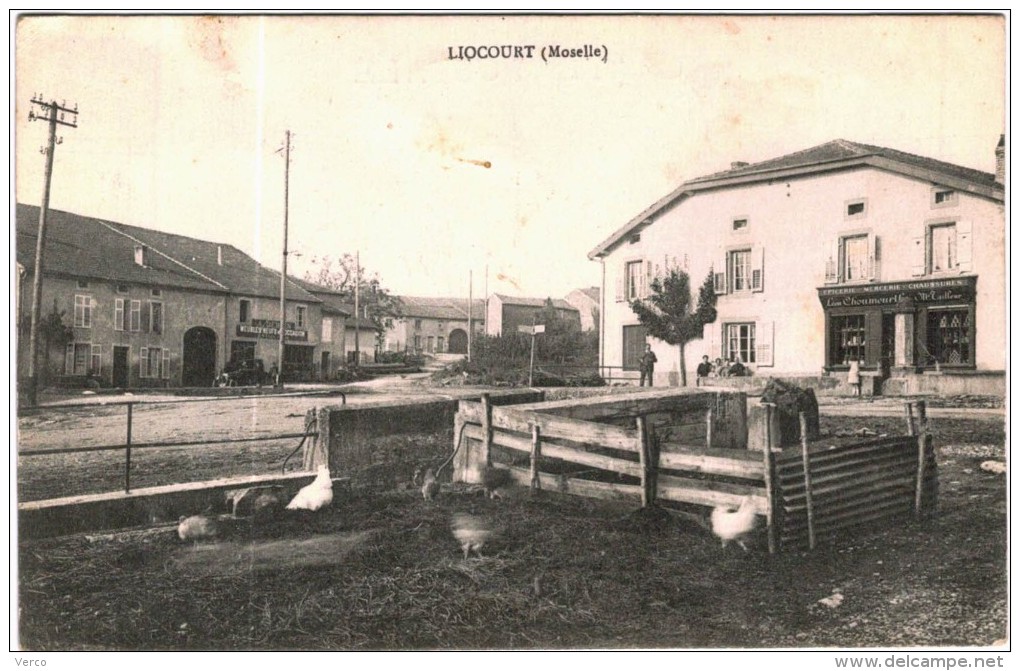 Carte Postale Ancienne De LIOCOURT - Lorquin