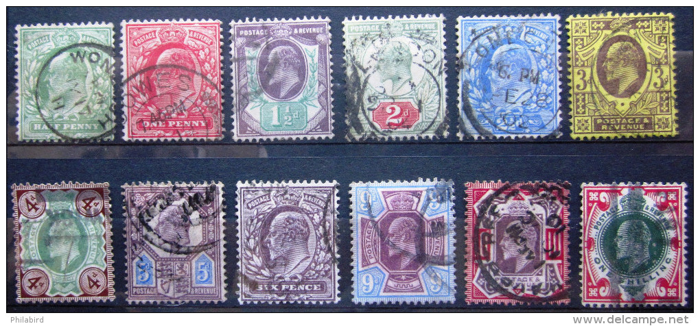 GRANDE-BRETAGNE            N° 106/117          OBLITERE - Used Stamps