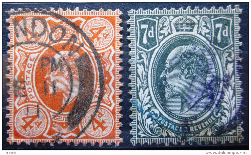 GRANDE-BRETAGNE            N° 122/123          OBLITERE - Used Stamps