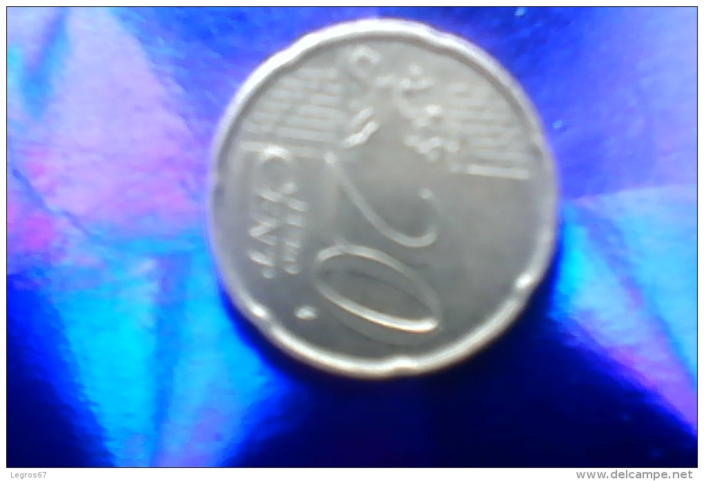 PIECE DE 20 CT  EURO CHYPRE 2008 - Cyprus