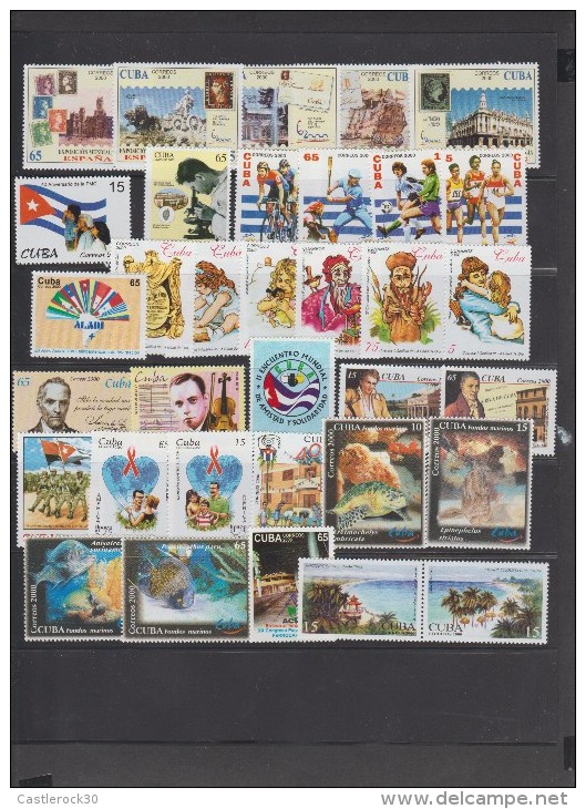 O) 2000 CUBA-CARIBE, FULL YEAR, SET AND SOUVENIR MNH - Komplette Jahrgänge