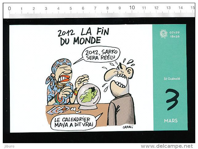 Humour / Voyance et calendrier Maya / Voyante boule de cristal et Sarkozy  // BIM 69/2