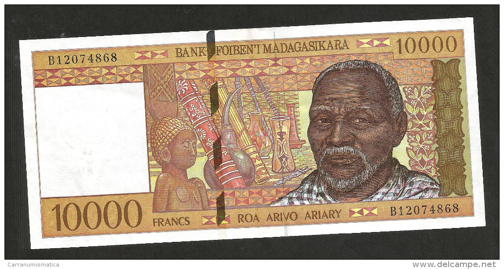 MADAGASCAR - NATIONAL BANK - 10000 Francs ( 1995 ) - Madagascar