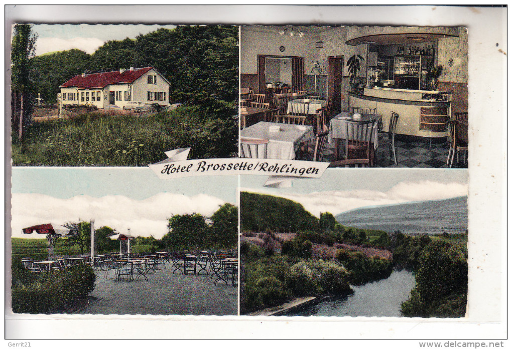 6639 REHLINGEN - SIERSBURG, Hotel Brossette - Kreis Saarlouis