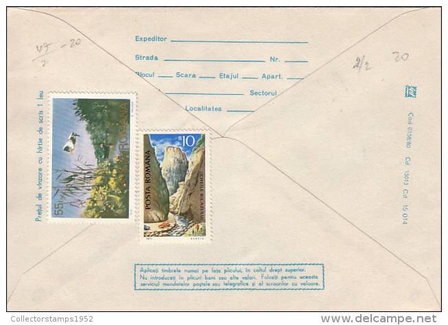 32446- ARCHAEOLOGY, ANCIENT WRITTEN STONE, COVER STATIONERY, 1981, ROMANIA - Archeologie