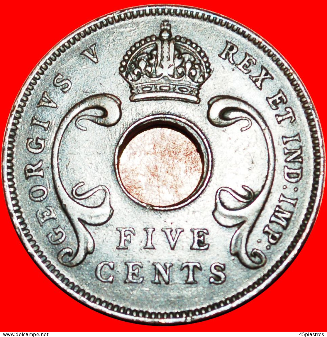 * GREAT BRITAIN (1921-1936): EAST AFRICA  5 CENTS 1925! GEORGE V (1911-1936)  LOW START  NO RESERVE! - Colonie Britannique