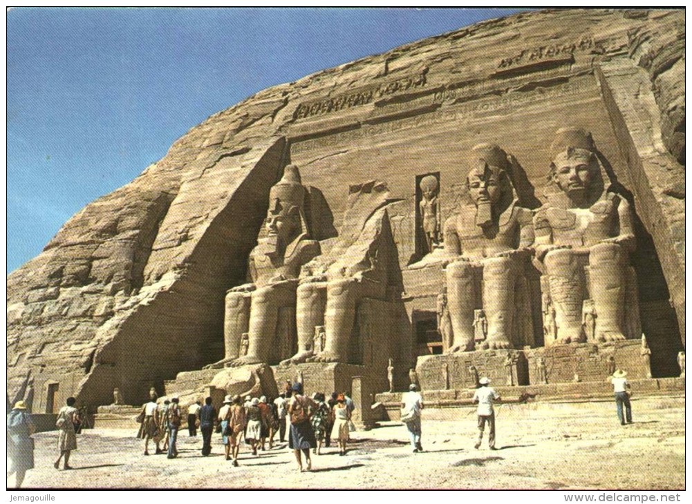 ABU-SIMBEL - General View Of The Temple Abu - Simbel - X-2 - Abu Simbel