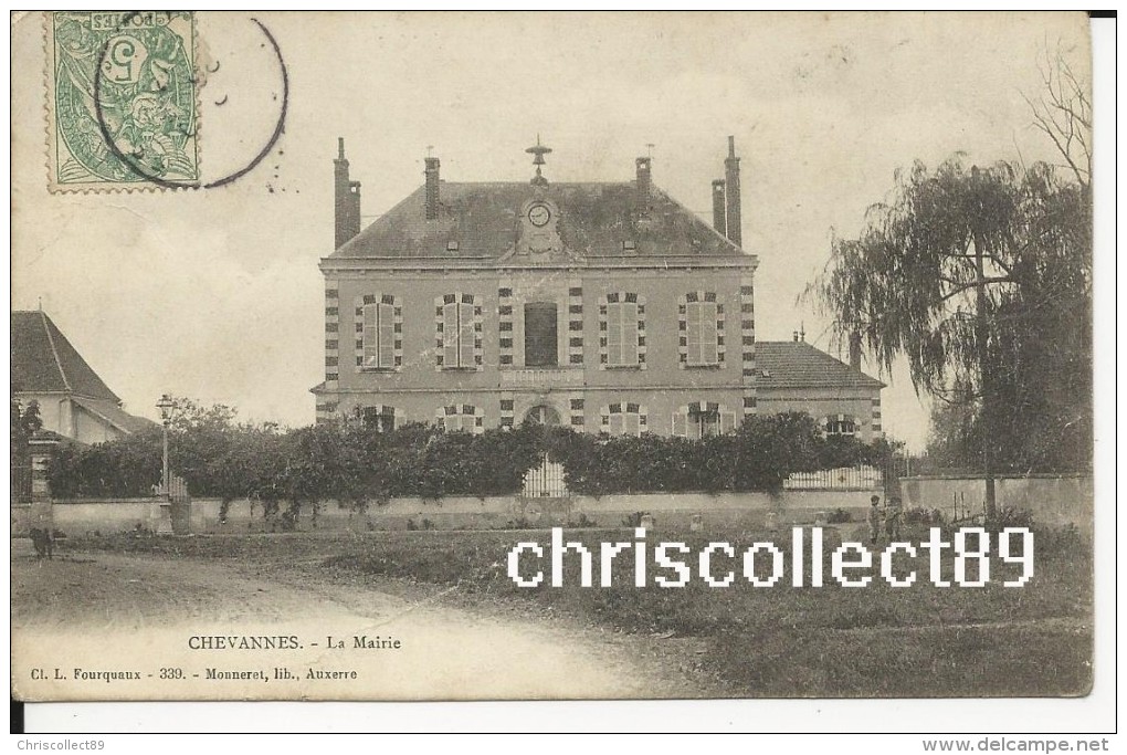 Carte Postale : Chevannes - La Mairie - Chevannes