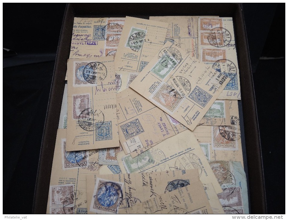 HONGRIE - Lot de fragments de colis postaux  - Lot n°10389