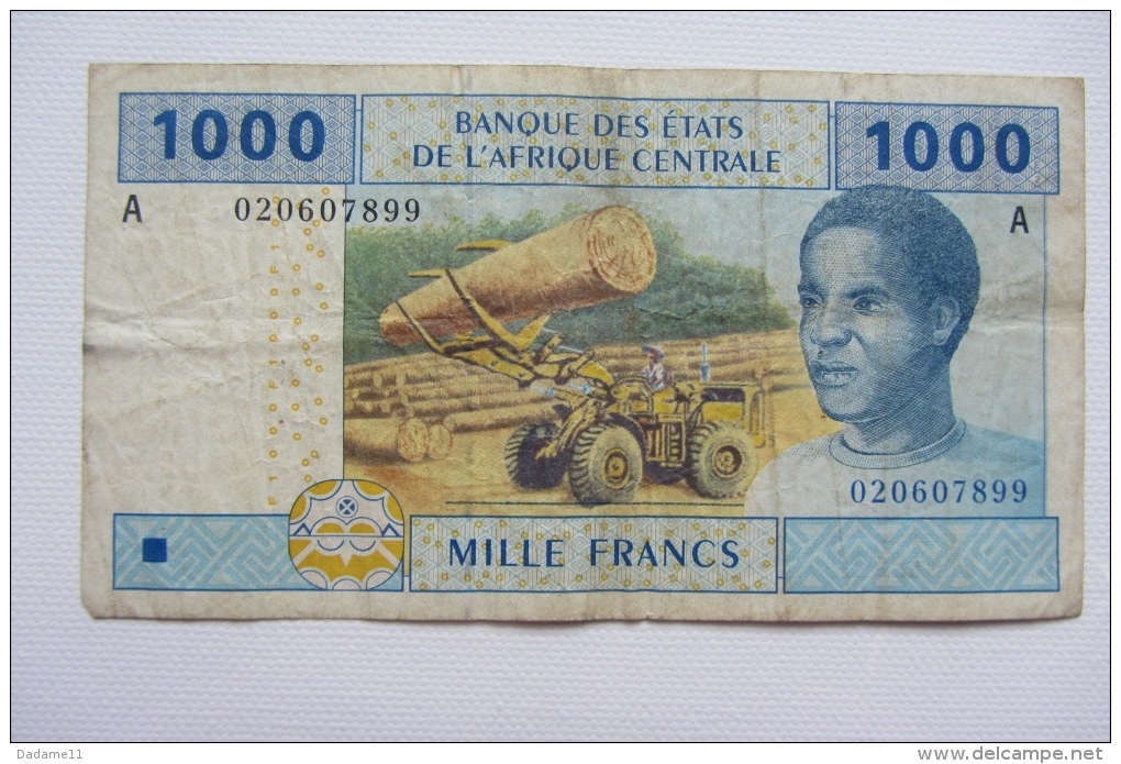 1000 F Afrique Centrale - États D'Afrique Centrale