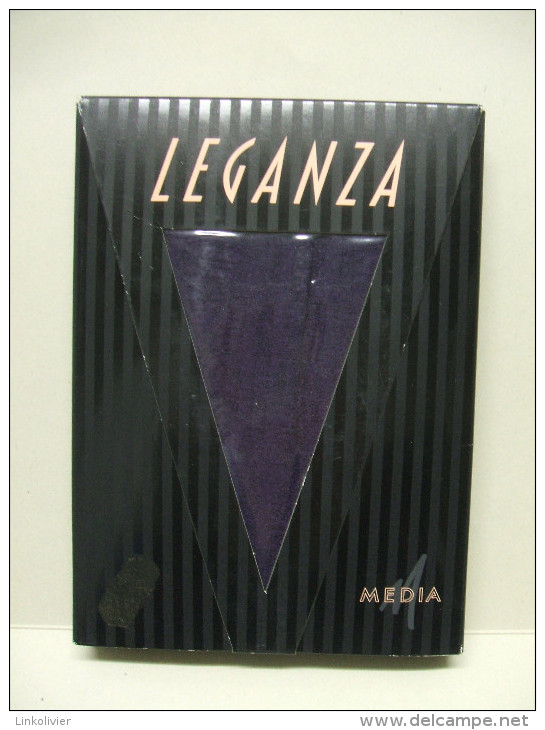 COLLANTS LEGANZA Media - Modèle 716 Romana : Violet - S / 8 1/2-9 / 36-38 - Neuf Dans Boîte D´origine - Tights & Stockings