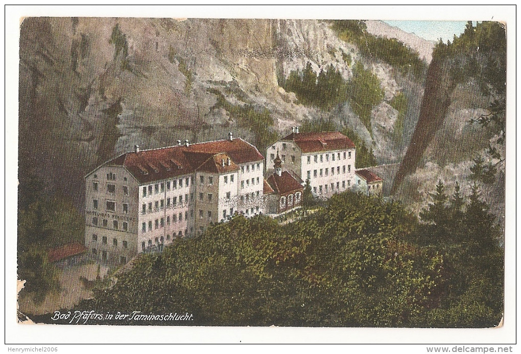 Suisse - St Gall - Hotel Pfafers In Der Taminaschlucht - Pfäfers