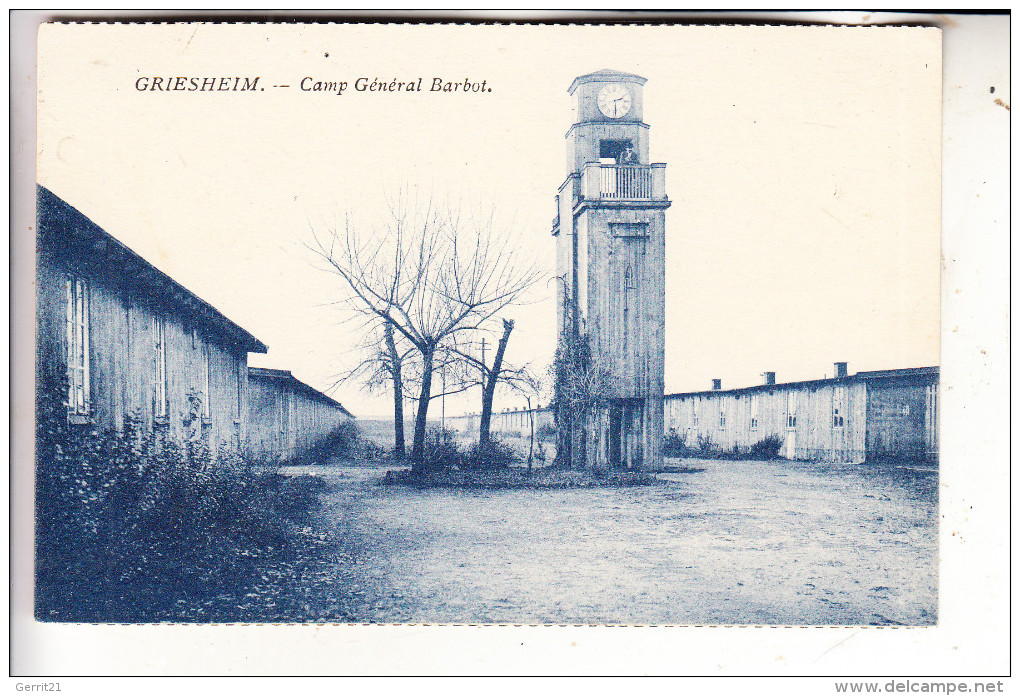 6103 GRIESHEIM, Camp General Barbot, Wachturm Mit Uhr - Griesheim