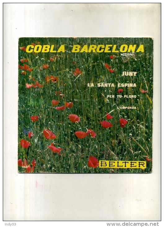 - COBLA BARCELONA . 45 T. - Sonstige - Spanische Musik