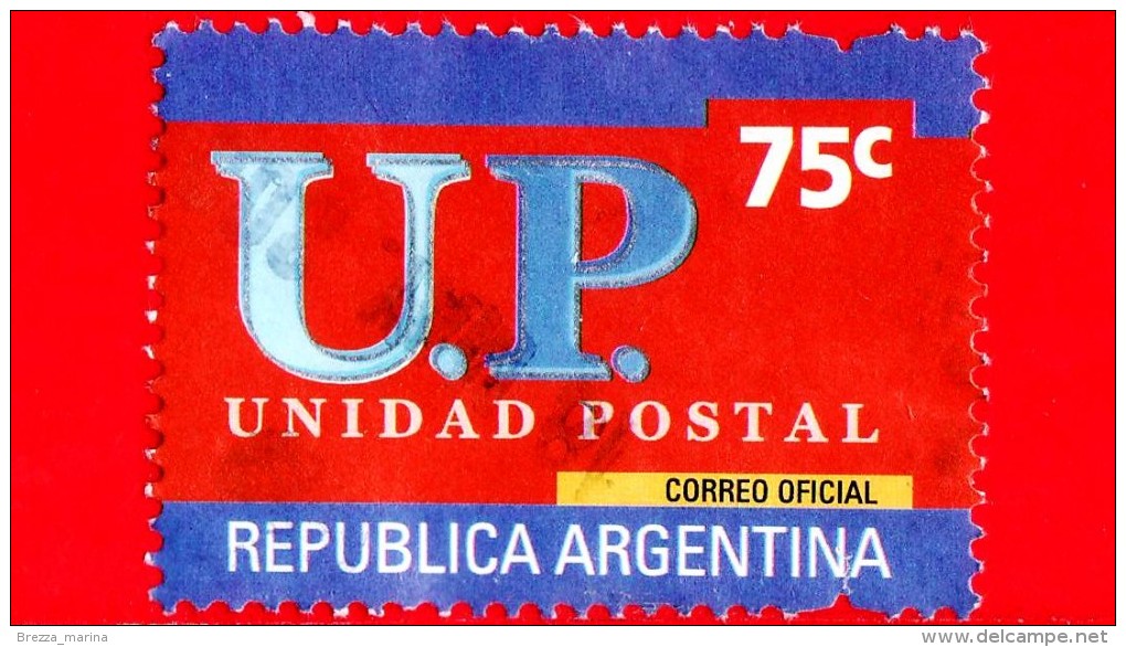 ARGENTINA - Usato - 2002 - U.P. - Unione Postale - Unidad Postal - 75 - Oblitérés