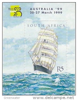 South Africa 1999 Australia ´99 / Sailing Ship M/s ** Mnh (26232F) - Blocchi & Foglietti