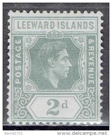 Leeward Islands - Mi-Nr 94 Postfrisch (Falzrest) / MH * (a332) - Leeward  Islands