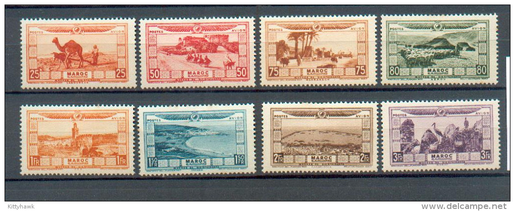 MAROC 465 - YT PA 13 à 20 * - Airmail