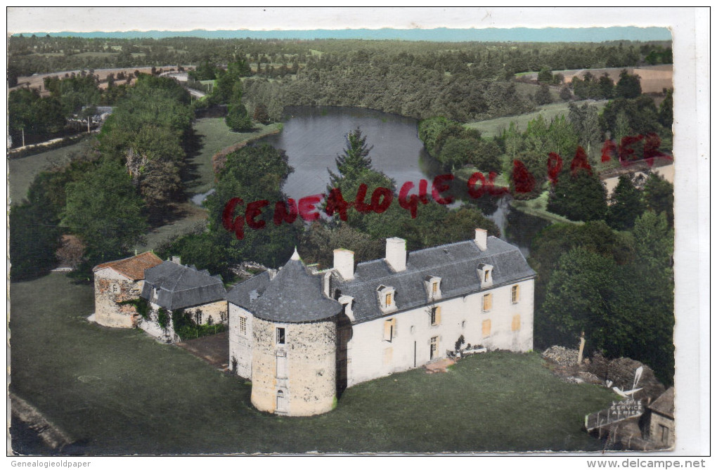 87 - MEZIERES SUR ISSOIRE - MEZIERE - CHATEAU DE LA COTE - VUE AERIENNE LAPIE N° 2  1960 - Meziere Sur Issoire