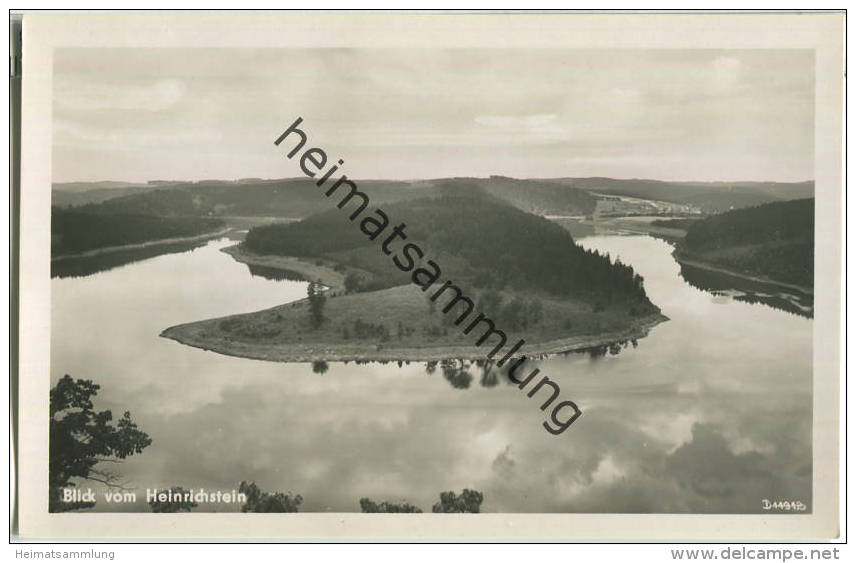 Blick Vom Heinrichstein - Foto-Ansichtskarte - Verlag Gebr. Garloff Magdeburg - Ebersdorf