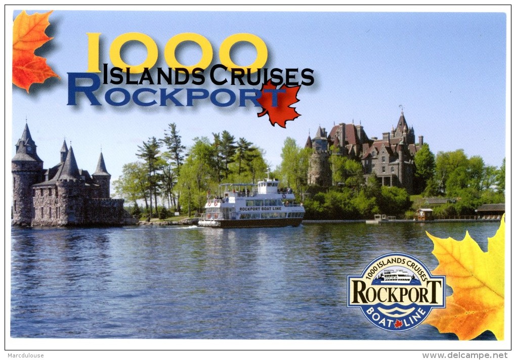 Canada. Ontario. 1000 Thousand Islands Cruises Rockport. Boat Line. Mille-îles. Croisières  Rockport. - Thousand Islands