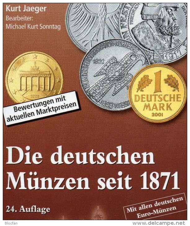Münzen-Katalog Deutschland 2016 Neu 25€ Jäger Münzen Ab 1871 Mit Numisbriefe/-Blätter Numismatic Coin Of Old/new Germany - Cinderella / Fantasiepostzegels