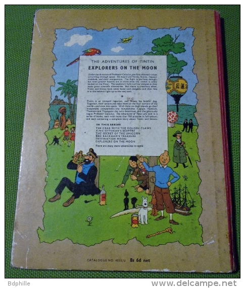 The Adventures Of Tintin :  Explorers Of The Moon Premiere édition 1959 - Other Publishers