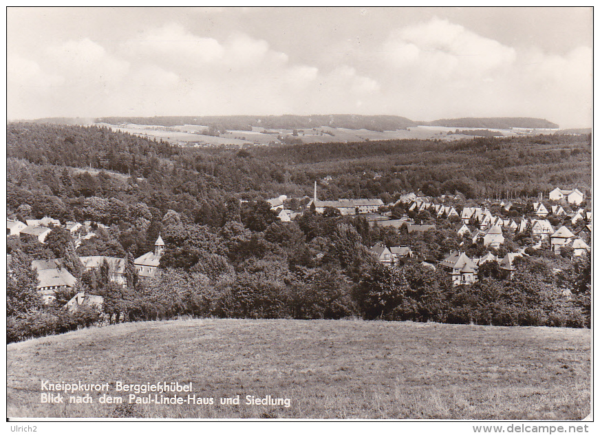 AK Kneippkurort Berggießhübel - Blick Nach Dem Paul-Linde-Haus Und Siedlung - 1975 (20168) - Bad Gottleuba-Berggiesshuebel