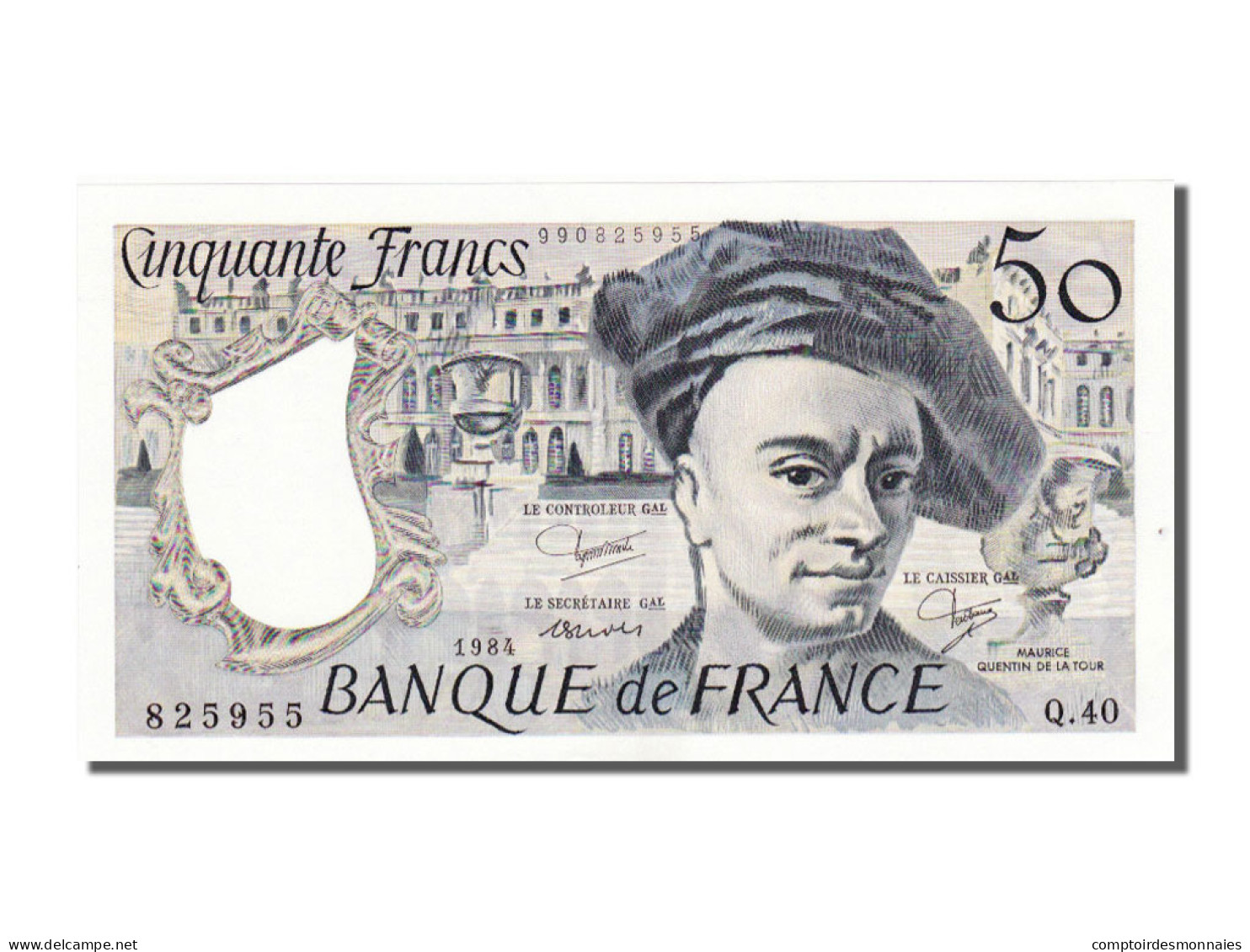 Billet, France, 50 Francs, 50 F 1976-1992 ''Quentin De La Tour'', 1984, NEUF - 50 F 1976-1992 ''Quentin De La Tour''