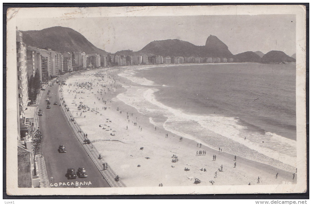 BRASIL , COPACACABANA , OLD POSTCARD - Copacabana